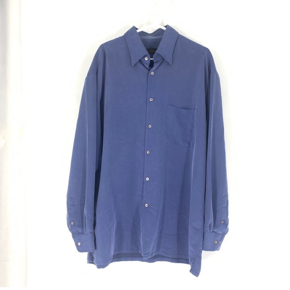 Bugatchi Men's Wedgewood Blue Button Down Shirt